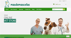 Desktop Screenshot of masdemascotas.com