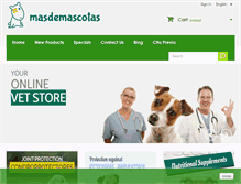 Tablet Screenshot of masdemascotas.com